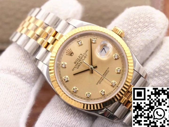 Datejust Dial Rolex M126233-0017 Champagne EW Factory 0413